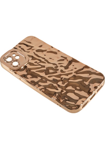 Xstepcase Apple iPhone 11 Için Buruşuk Düzensiz Telefon Kasası, Elektrokaplama Esnek Tpu Telefon Kapağı (Yurt Dışından)