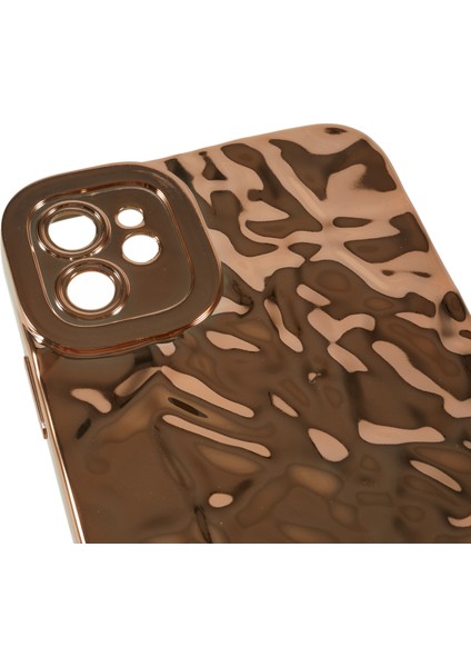 Xstepcase Apple iPhone 11 Için Buruşuk Düzensiz Telefon Kasası, Elektrokaplama Esnek Tpu Telefon Kapağı (Yurt Dışından)