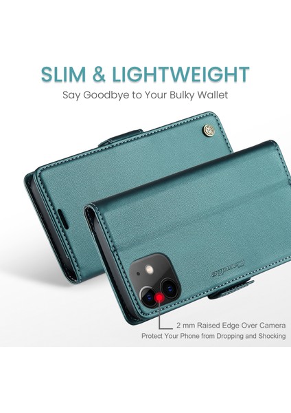 Xstepcase Apple iPhone 12 Mini, Rfıd Engelleme Litchi Doku Deri Telefon Kapağı Için Stand Cüzdan Kılıfı (Yurt Dışından) fiyatları