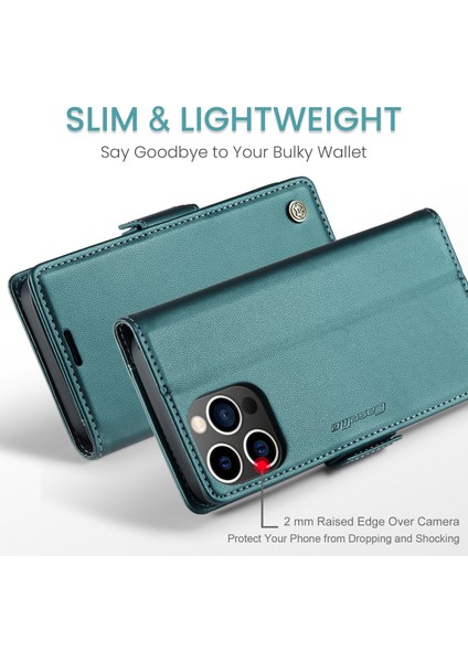 Xstepcase Apple iPhone 13 Pro Max 6.7 Rfıd Engelleme Cüzdan Kılıfı Litchi Doku Deri Stand Telefon Kapağı (Yurt Dışından) fiyatları