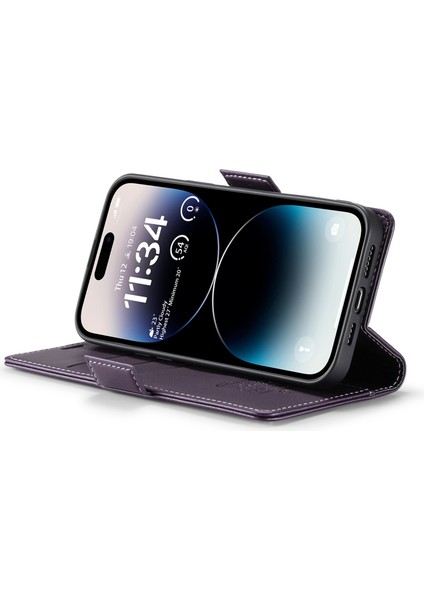 Xstepcase Apple iPhone 14 Pro Max Için Rfıd Engelleme Telefon Kapağı, Pu Deri Cep Telefonu Cüzdan Stand Kılıfı (Yurt Dışından) fırsatları
