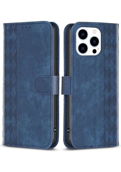 Xstepcase Apple iPhone 14 Pro Damla Dayanıklı Pu Deri+Tpu Flip Cover Baskılı Desen Cüzdan Telefon Kılıfı (Yurt Dışından)