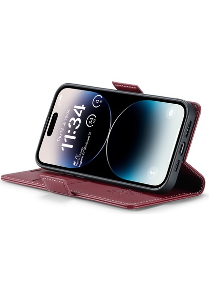 Xstepcase Apple iPhone 14 Pro Max Için Rfıd Engelleme Telefon Kapağı, Pu Deri Cep Telefonu Cüzdan Stand Kılıfı (Yurt Dışından) modelleri