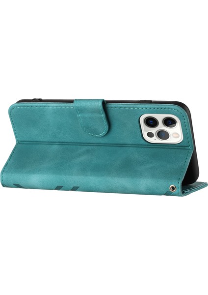 Xstepcase Apple iPhone 13 Pro Max 6.7 Basılı Flip Stand Pu Deri Cüzdan Telefon Kılıfı (Yurt Dışından)