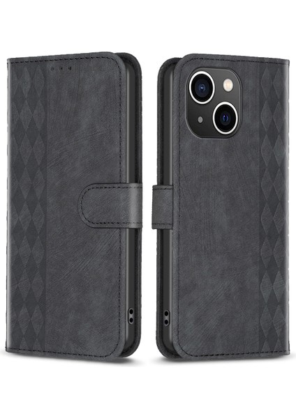 Xstepcase Apple iPhone 14 Için Pu Deri+Tpu Kapak Plus Damla Dayanıklı Baskalı Desen Cüzdan Telefon Flip Case (Yurt Dışından)