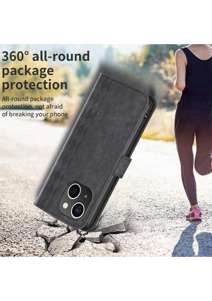 Xstepcase Apple iPhone 14 Için Pu Deri+Tpu Kapak Plus Damla Dayanıklı Baskalı Desen Cüzdan Telefon Flip Case (Yurt Dışından)