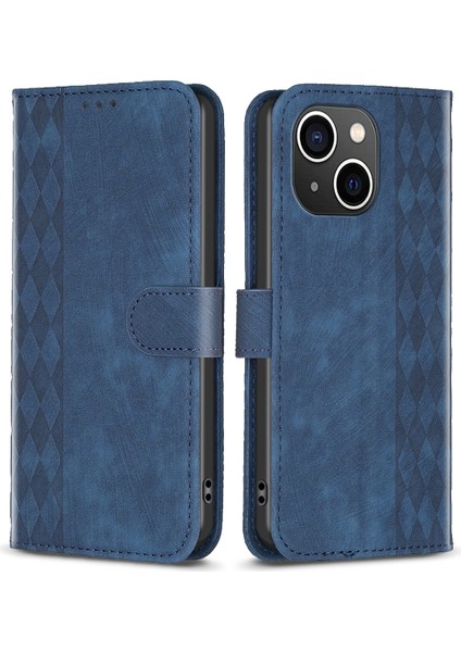 Xstepcase Apple iPhone 14 Için Pu Deri+Tpu Kapak Plus Damla Dayanıklı Baskalı Desen Cüzdan Telefon Flip Case (Yurt Dışından)