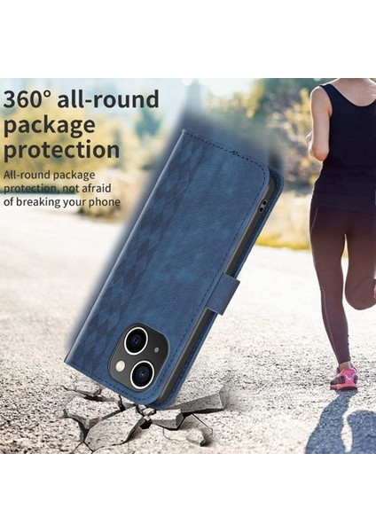Xstepcase Apple iPhone 14 Için Pu Deri+Tpu Kapak Plus Damla Dayanıklı Baskalı Desen Cüzdan Telefon Flip Case (Yurt Dışından)