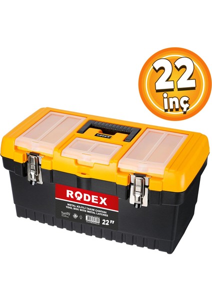 Rodex Takım Çantası Alet Çantası Metal Açma Kapatmalı OTCM022 22"