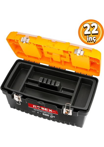 Rodex Takım Çantası Alet Çantası Metal Açma Kapatmalı OTCM022 22"