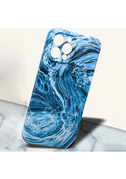 Xstepcase Apple iPhone 14 Pro Sırt Protector Için Mermer Desen Bırak-Kötü Kılıf Sabit Pc Telefon Kapağı (Yurt Dışından)