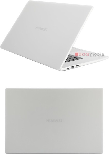 Huawei Matebook D16 2023 Uyumlu Kılıf Koruyucu Kapak Mat Şeffaf Tasarım Hava Kanallı Tam Koruma