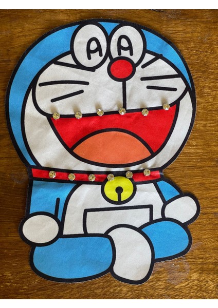 23X17 cm Zirkon Taşlı Renkli Karakter Komik Karakter Aplike Arma Yama Dikiş