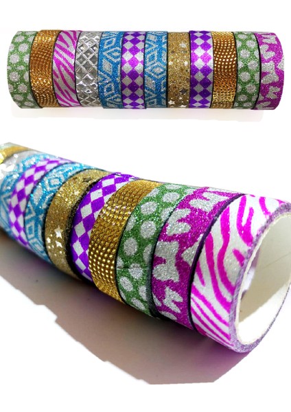 Simli Desenli Bant - 6 Adet