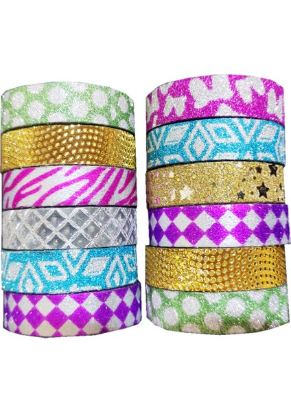 Simli Desenli Bant - 6 Adet fiyatları