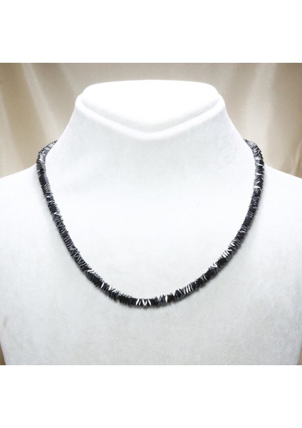 Hematit Taşı Özel Kesim Tarz Kolye