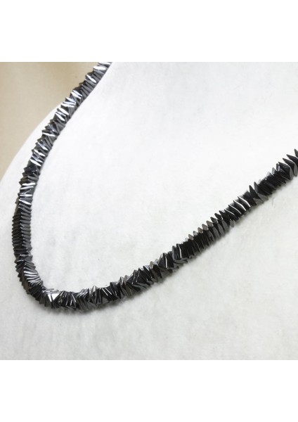 Hematit Taşı Özel Kesim Tarz Kolye modelleri