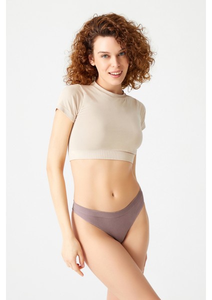 Mor Seamless Tanga Külot Thong indirimleri