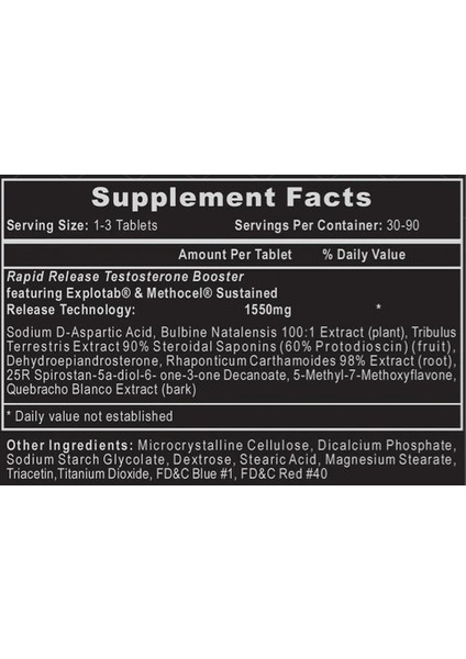Hi-Tech Pharmaceuticals Bulasterone 90 Tablet