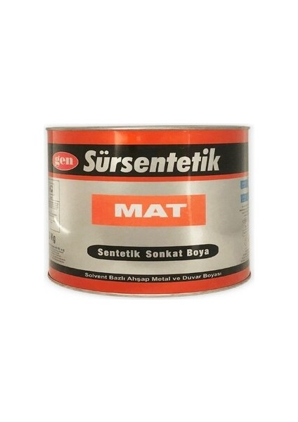 Sürsentetik Yağlı Boya Mat Beyaz 1 kg