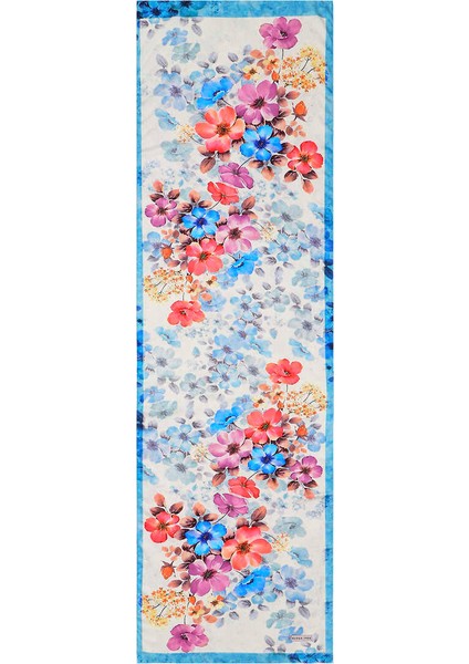 Turkuaz Floral İpeksi Fular fırsatları