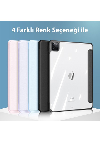 Ason Plus Dux Ducis iPad Pro 12.9 2022-2021-2020-2018 Kılıf Copa Series Uyku Modlu Kapaklı Kılıf