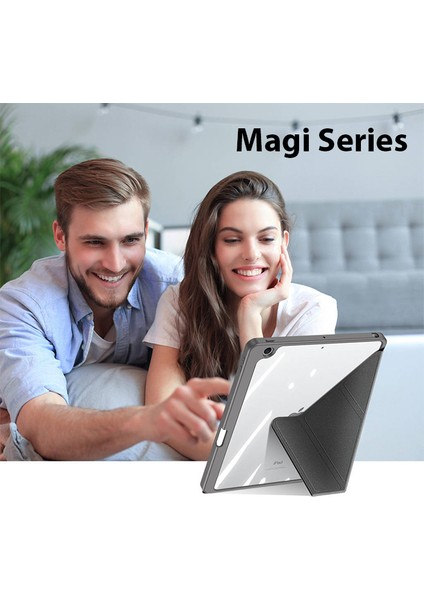 Ason Plus Dux Ducis iPad 10.9 2022 Kılıf Magi Series Kalem Tutuculu ve Uyku Modlu Kapaklı Kılıf