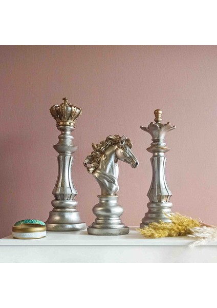 Vezir Şah At Satranç Taşları Gümüş fiyatları