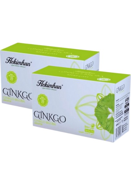 Gingobiloba Çayı 2 Paket (20 x 2'li Süzen Poşet)