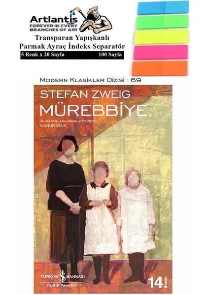 Mürebbiye Stefan Zweig 83 1 Adet Fosforlu Transparan Kitap + Ayraç - Stefan Zweig