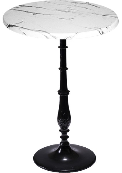 Bistro Döküm Masa (ÇIPA-6006 Werzalit Yuvarlak Q 70CM) - Afyon Mermer