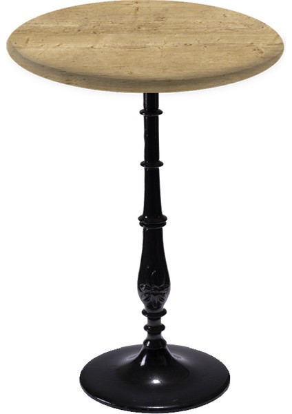 Bistro Döküm Masa (ÇIPA-6006 Werzalit Yuvarlak Q 60CM) - Avalon Pine