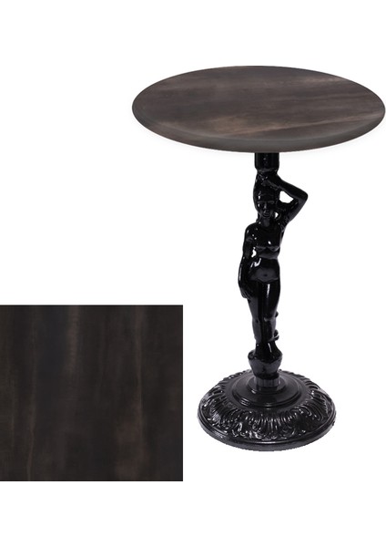 Bistro Döküm Masa (Çipa Angel Werzalit Yuvarlak Q 70CM) - Rocked