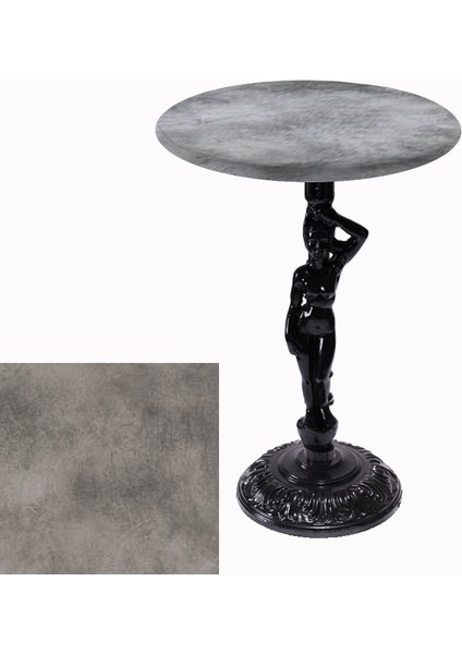 Bistro Döküm Masa (Çipa Angel Werzalit Yuvarlak Q 70CM) - Copperfield