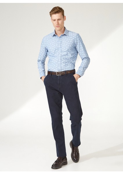 Lacivert Erkek Normal Denim Pantolon FAB 58