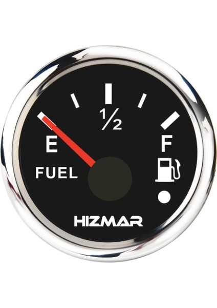 Siyah Yakıt Seviye Göstergesi - Özel Tasarım Alarm Ikazlı Ledli