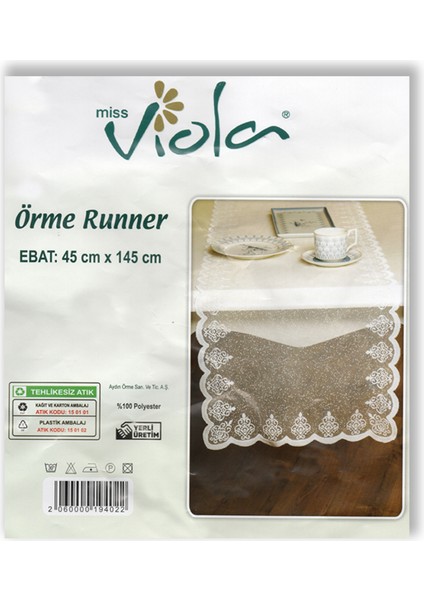 Vıola Örme Runner 45 x 145 cm