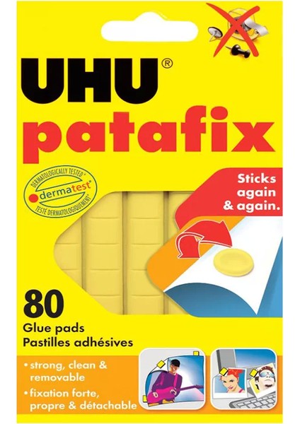 Uhu Utac Patafix Sarı 50140 80'li