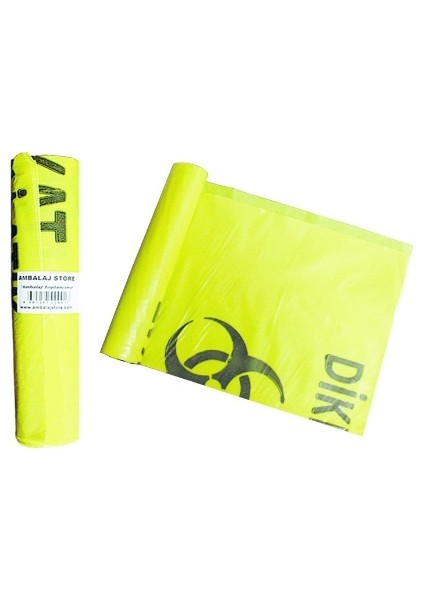 Tehlikeli Atık Poşeti Rulo 80X110 Jumbo Boy ( 10 Adet )