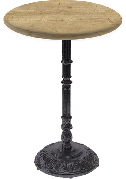 Bistro Döküm Masa (ÇIPA-6075 Werzalit Yuvarlak Q 60CM) - Avalon Pine