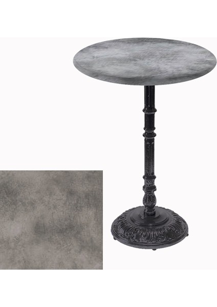Bistro Döküm Masa (ÇIPA-6075 Werzalit Yuvarlak Q 70CM) - Copperfield