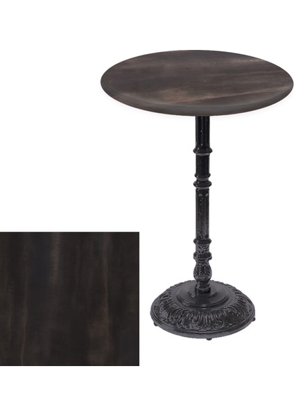 Bistro Döküm Masa (ÇIPA-6075 Werzalit Yuvarlak Q 70CM) - Rocked