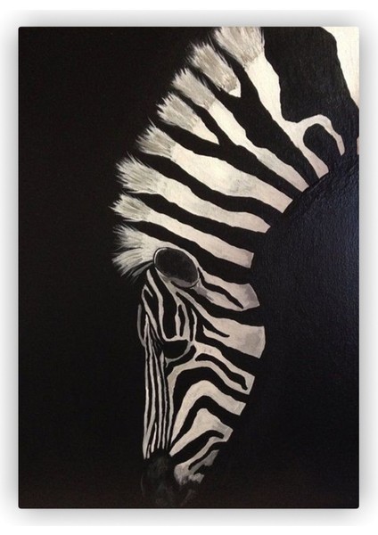 Zebra Ahşap Poster 20X29 cm