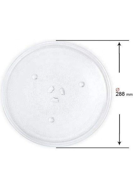 Mikrodalga Cam Tabağı MS23F301TAK/TR MS23F301TAK/TR Modeline Uyumludur