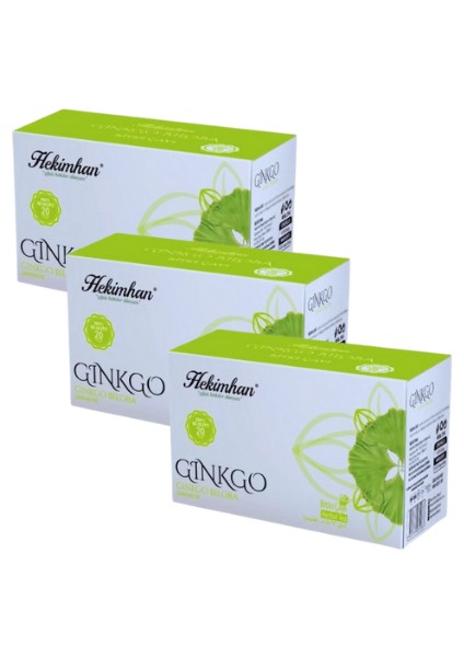 Gingobiloba Çayı 3 Paket (20 x 3'lü Süzen Poşet)