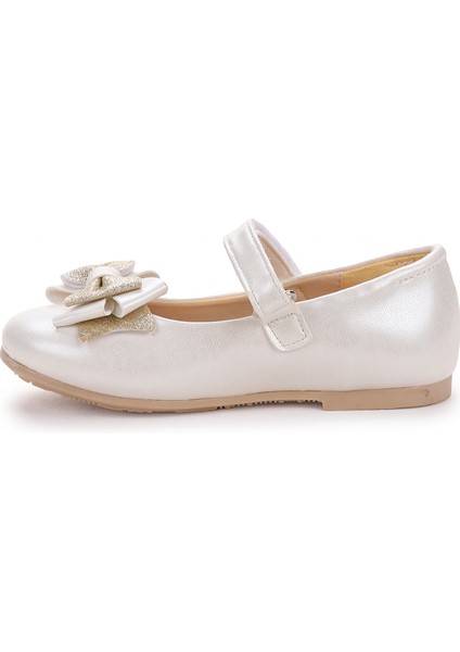 Silvery Cilt Cırtlı Kum Sim Fiyonklu Kız Çocuk Babet Ayakkabı indirimleri