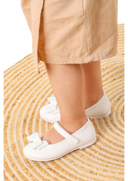 Babe Cilt Cırtlı Fiyonklu Kız Çocuk Babet Ayakkabı fiyatları