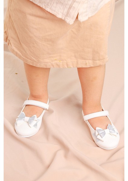 Silvery Cilt Cırtlı Kum Sim Fiyonklu Kız Çocuk Babet Ayakkabı fiyatları