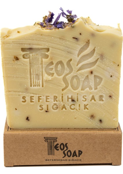 Doğal El Yapımı Lavanta Yağı Sabunu 180GR - Seferihisar Zeytinyağı %90 Daha Yoğun