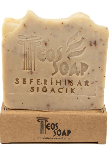 Doğal El Yapımı Kayısı Çekirdeği Sabunu 175 gr - Seferihisar Zeytinyağı %90 Daha Yoğun